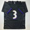 Autographed/Signed Odell Beckham Jr. Baltimore Black Football Jersey Beckett BAS COA