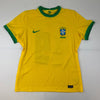 Autographed/Signed Vini Vinicius Jr. Brazil Yellow Soccer Jersey Beckett BAS COA