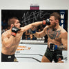 Autographed/Signed Khabib Nurmagomedov vs. Conor McGregor UFC MMA Ultimate Fighting 16x20 Photo JSA COA #2