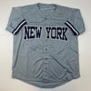 Autographed/Signed Darryl Strawberry New York Grey Baseball Jersey PSA/DNA COA