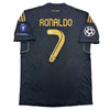 Autographed/Signed Cristiano Ronaldo Real Madrid Black Soccer Jersey Beckett BAS COA