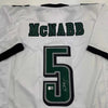 Autographed/Signed Donovan McNabb Philadelphia White Football Jersey JSA COA by Hall of Fame Sports Memorabilia