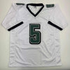Autographed/Signed Donovan McNabb Philadelphia White Football Jersey JSA COA by Hall of Fame Sports Memorabilia