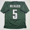 Autographed/Signed Donovan McNabb Philadelphia Green Football Jersey Beckett BAS COA by Hall of Fame Sports Memorabilia