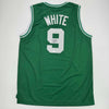 Autographed/Signed Derrick White Boston Green Basketball Jersey JSA COA