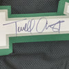 Autographed/Signed Terrell Owens Philadelphia Black Football Jersey JSA COA