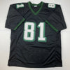 Autographed/Signed Terrell Owens Philadelphia Black Football Jersey JSA COA