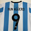Autographed/Signed Sergio Kun Aguero Argentina Blue Soccer Futbol Jersey Beckett BAS COA #3