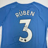 Autographed/Signed Ruben Dias Manchester City Blue Soccer Futbol Jersey Beckett BAS COA #2