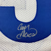Autographed/Signed Cam Akers Los Angeles LA White Football Jersey Beckett BAS COA