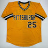 Autographed/Signed Bobby Bonilla Pittsburgh Pirates Yellow Baseball Jersey JSA COA
