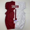 Autographed/Signed Nick Saban Alabama Split Pro Cut College Football Jersey PSA/DNA COA