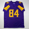 Autographed/Signed Randy Moss Minnesota Color Rush Purple Football Jersey Beckett BAS COA