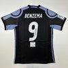 Autographed/Signed Karim Benzema Real Madrid 2016-17 Black Soccer Jersey Beckett BAS COA