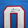 Framed Autographed/Signed Calvin Ridley 35x39 Tennessee Retro Blue Football Jersey Beckett BAS COA by Hall of Fame Sports Memorabilia
