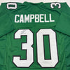 Autographed/Signed Jihaad Campbell Philadelphia Kelly Green Football Jersey JSA COA