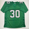 Autographed/Signed Jihaad Campbell Philadelphia Kelly Green Football Jersey JSA COA