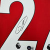 Framed Autographed/Signed Darwin Nunez 35x39 Liverpool Red Soccer Jersey Beckett BAS COA #2 by Hall of Fame Sports Memorabilia