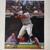 Autographed/Signed Ronald Acuna Jr. Atlanta Braves 16x20 Baseball Photo JSA COA #6