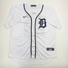 Autographed/Signed Kirk Gibson Detroit Tigers White Baseball Jersey Fanatics COA