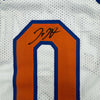 Framed Autographed/Signed Donte Divincenzo 35x39 New York White Basketball Jersey Beckett BAS COA
