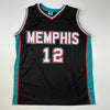 Autographed/Signed Ja Morant Memphis Black Basketball Jersey JSA COA