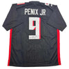 Autographed/Signed Michael Penix Jr. Atlanta Black Football Jersey Beckett BAS COA by Hall of Fame Sports Memorabilia