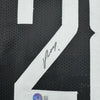 Autographed/Signed Alperen Sengun Houston Black Basketball Jersey Beckett BAS COA by Hall of Fame Sports Memorabilia
