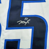 Framed Autographed/Signed Mark Scheifele 35x39 Winnipeg White Hockey Jersey JSA COA