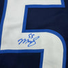 Autographed/Signed Mark Scheifele Winnipeg Blue Hockey Jersey JSA COA by Hall of Fame Sports Memorabilia