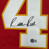Framed Autographed/Signed Rashee Rice 35x39 Kansas City Red Football Jersey Beckett BAS COA