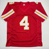 Autographed/Signed Rashee Rice Kansas City Red Football Jersey Beckett BAS COA by Hall of Fame Sports Memorabilia