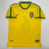 Autographed/Signed Roberto Carlos Brazil Yellow Soccer Jersey Beckett BAS COA by Hall of Fame Sports Memorabilia