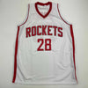 Autographed/Signed Alperen Sengun Houston White Basketball Jersey Beckett BAS COA