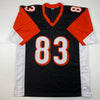 Autographed/Signed Tyler Boyd Cincinnati Black Football Jersey Beckett BAS COA