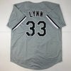 Autographed/Signed Lance Lynn Chicago Grey Baseball Jersey Beckett BAS COA