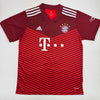 Autographed/Signed Robert Lewandowski FC Bayern Munich Red Soccer Futbol Jersey Beckett BAS COA