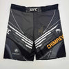 Autographed/Signed Khamzat Borz Chimaev UFC MMA Ultimate Fighting Black Trunks PSA/DNA COA by Hall of Fame Sports Memorabilia
