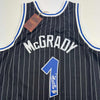 Autographed/Signed Tracy McGrady Orlando Magic Black Authentic Swingman Mitchell & Ness Basketball Jersey Fanatics COA