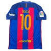 Autographed/Signed Lionel Leo Messi FC Barcelona Soccer Jersey Beckett BAS COA #4