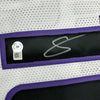 FramedAutographed/Signed DeMar DeRozan 35x39 Sacramento White Basketball Jersey Beckett BAS COA by Hall of Fame Sports Memorabilia