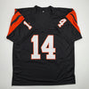 Autographed/Signed Ken Anderson Cincinnati Black Football Jersey Beckett BAS COA by Hall of Fame Sports Memorabilia