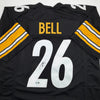 Autographed/Signed Le'Veon LeVeon Bell Pittsburgh Black Football Jersey Beckett BAS COA by Hall of Fame Sports Memorabilia