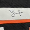 Framed Autographed/Signed Steve Nash 35x39 Phoenix Black Basketball Jersey Beckett BAS COA