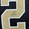 Autographed/Signed Chris Olave New Orleans Black Football Jersey Beckett BAS COA by Hall of Fame Sports Memorabilia