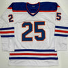 Autographed/Signed Darnell Nurse Edmonton White Hockey Jersey JSA COA by Hall of Fame Sports Memorabilia