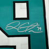 Framed Autographed/Signed Logan Couture 35x39 San Jose White Hockey Jersey JSA COA by Hall of Fame Sports Memorabilia