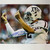 Autographed/Signed Johnny Manziel Money Sign Texas A&M Aggies 16x20 College Football Photo Beckett BAS COA