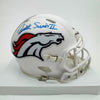 Autographed/Signed Patrick Surtain II Denver Broncos Alternate Mini Football Helmet Beckett BAS COA