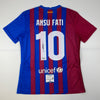 Autographed/Signed Ansu Fati FC Barcelona Blue Soccer Jersey Beckett BAS COA